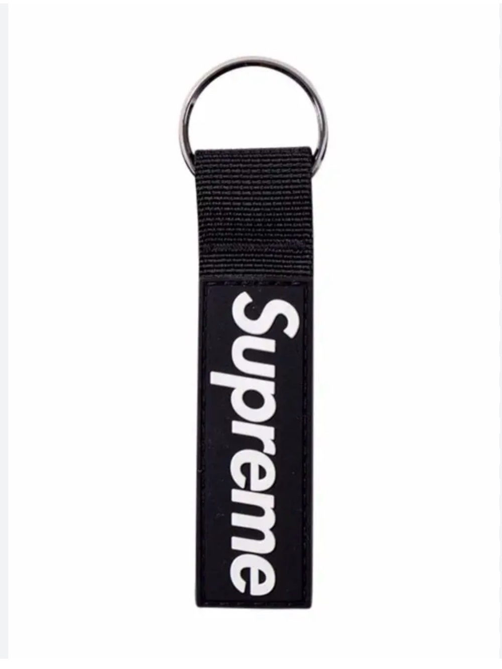 NWT Supreme webbing keychain